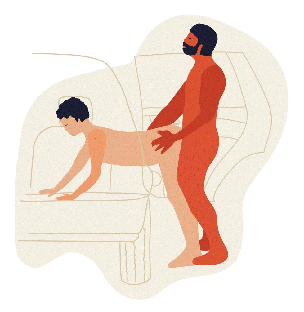 男生站车外女生趴里面